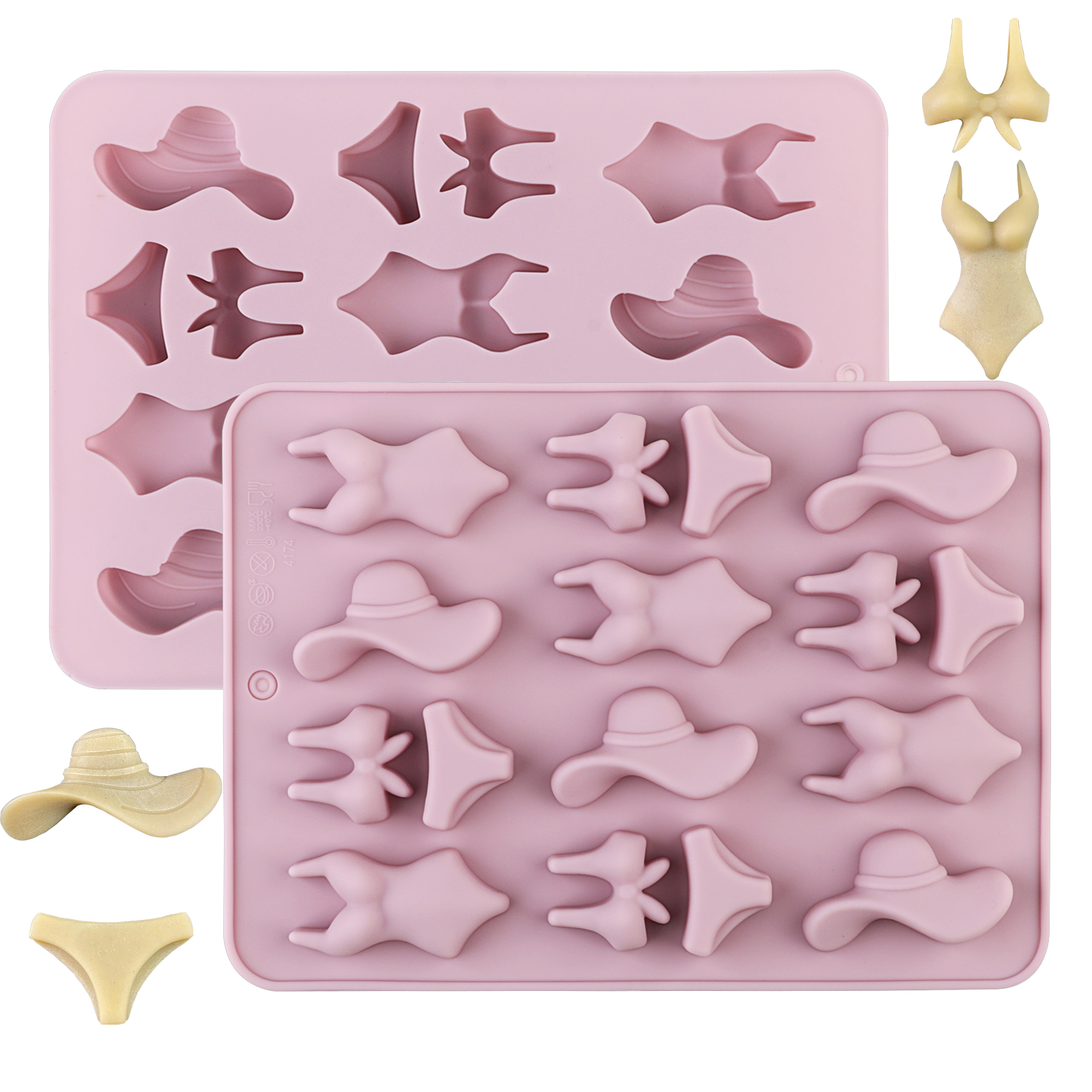 Soap Making Silicone Molds - A Summer-Themed Beach Bikini Mold, Swimsuit