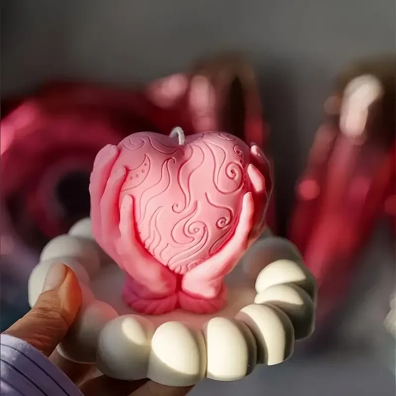 1PC Pink Heart Shape Silicone  - Soap Making Recipes 评论和价格