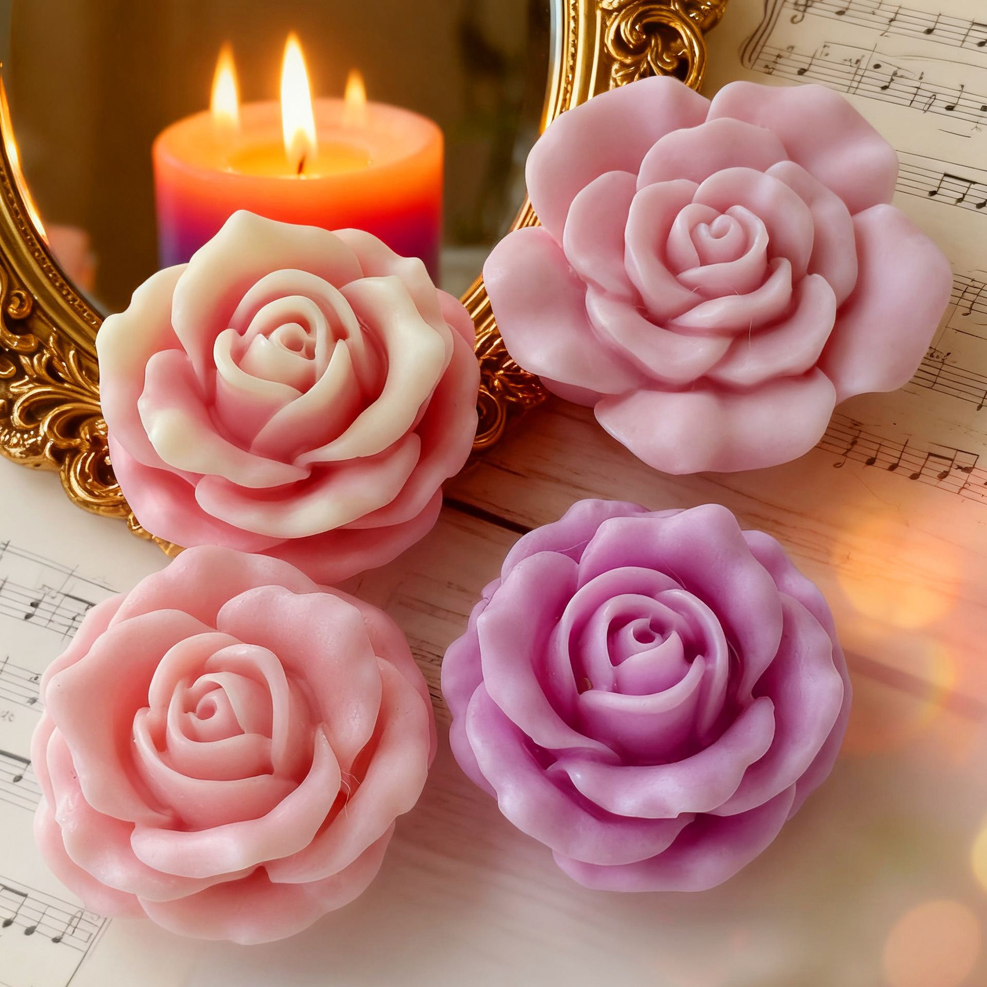 Flower Form Rose Peony Lotus S - Soap Making Recipes 评论和价格