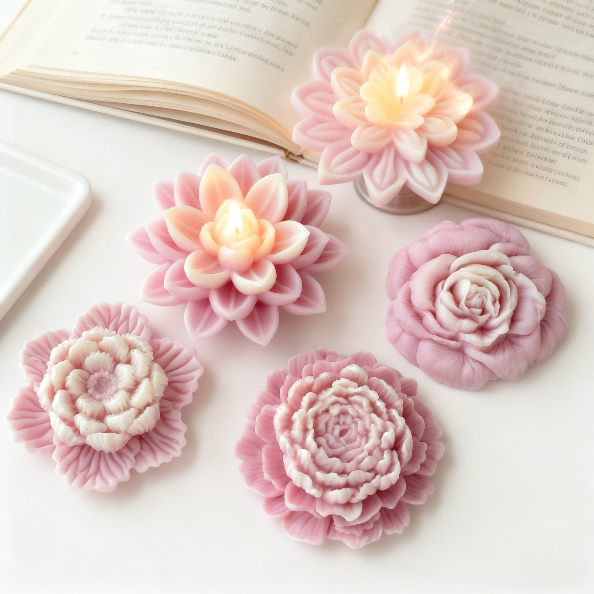 Flower Form Rose Peony Lotus S - Soap Making Recipes 评论和价格
