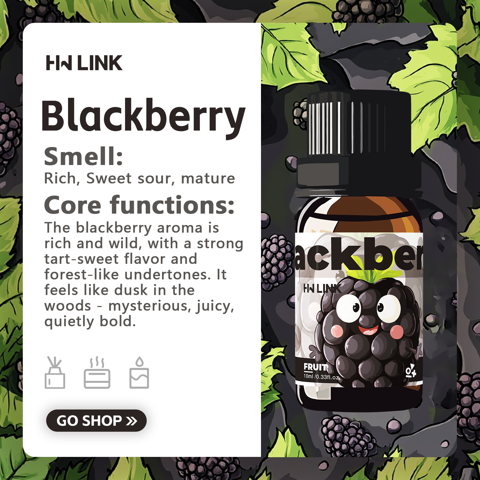 Blackberry Essential Oil Black - Soap Making Ingredients 评论和价格