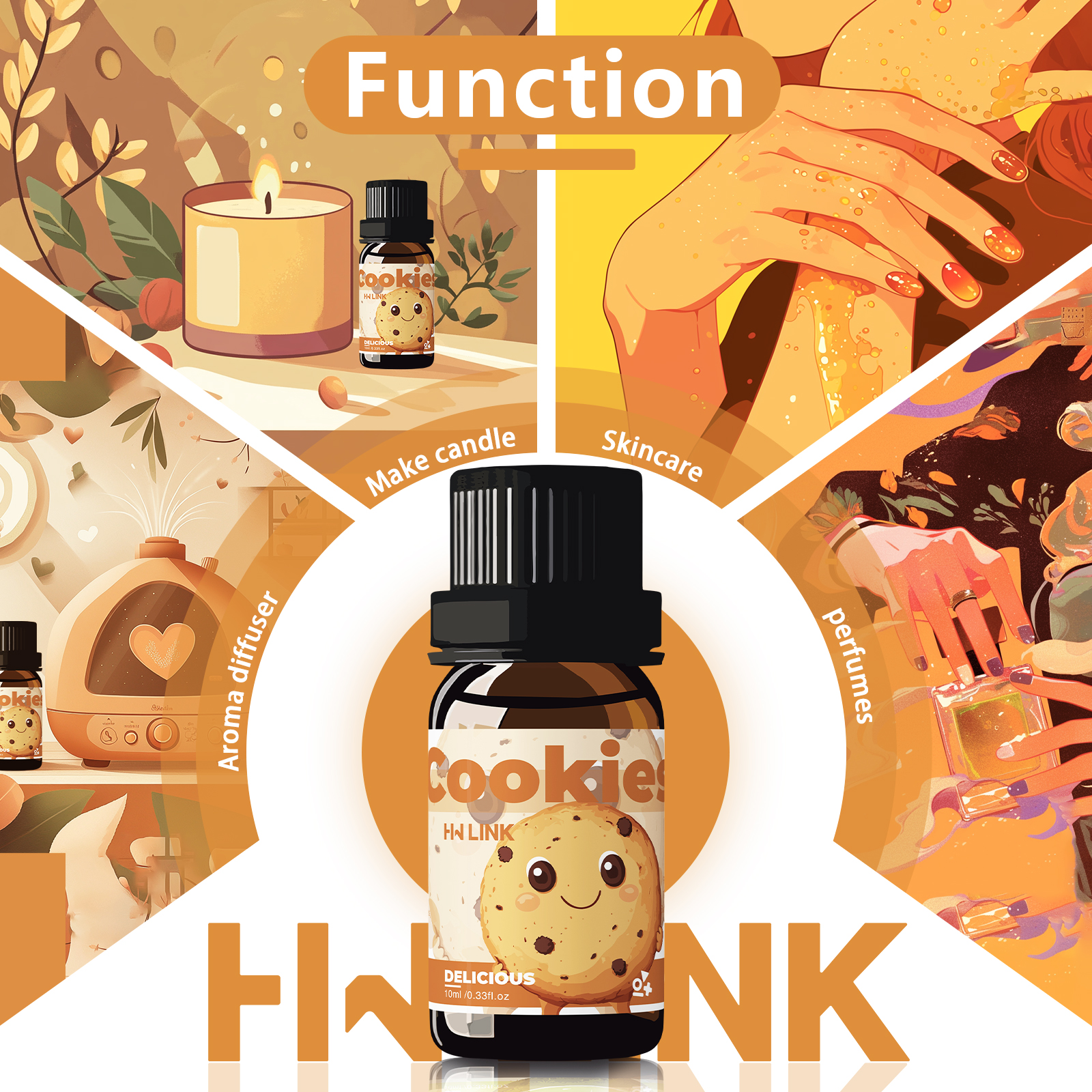 10ml Cookies Essential Oils Pe - Soap Making Ingredients 评论和价格