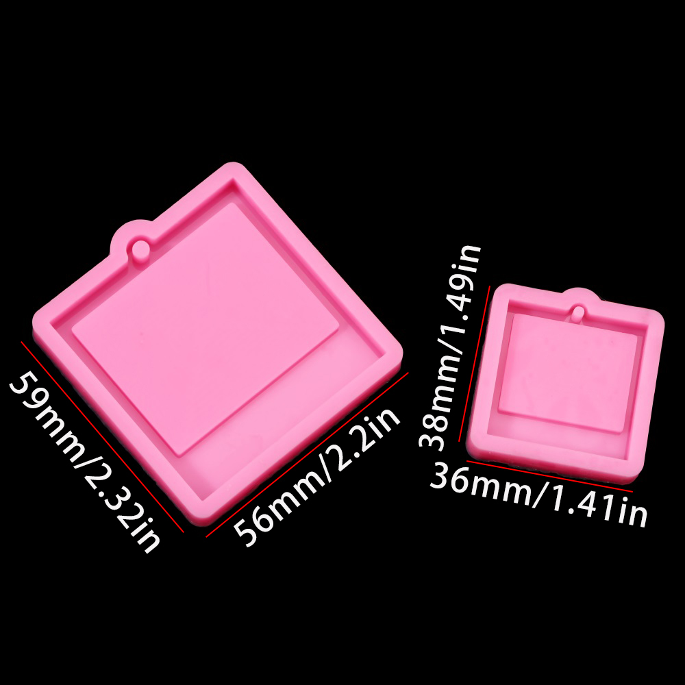 Photo Frame Epoxy Resin Keycha - Soap Making Workshop 评论和价格