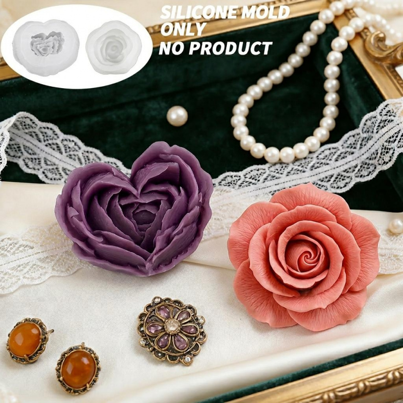 Two-piece silicone mold set ，  - Soap Making Recipes 评论和价格