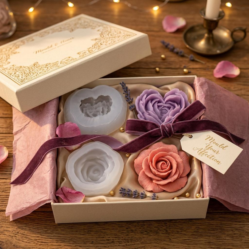 Two-piece silicone mold set ，  - Soap Making Recipes 评论和价格