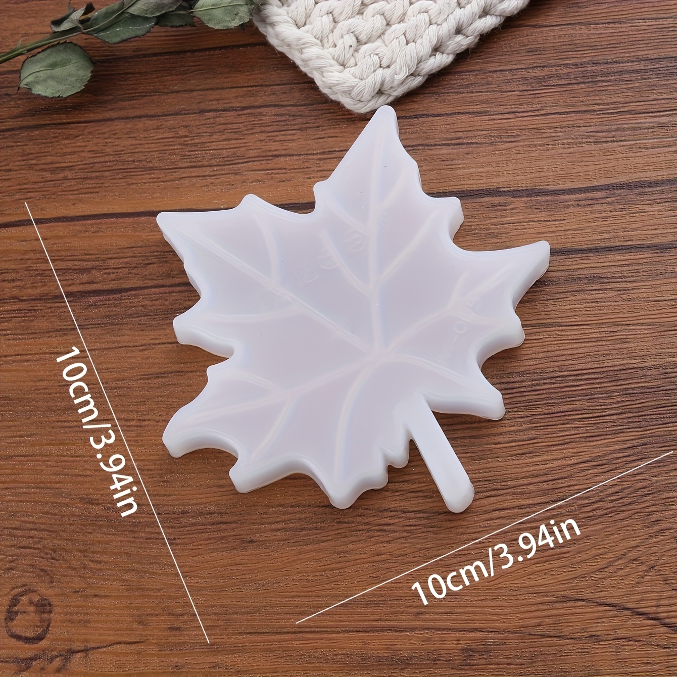 1PC Maple Leaf shaped Silicone - Soap Making Silicone Molds 评论和价格