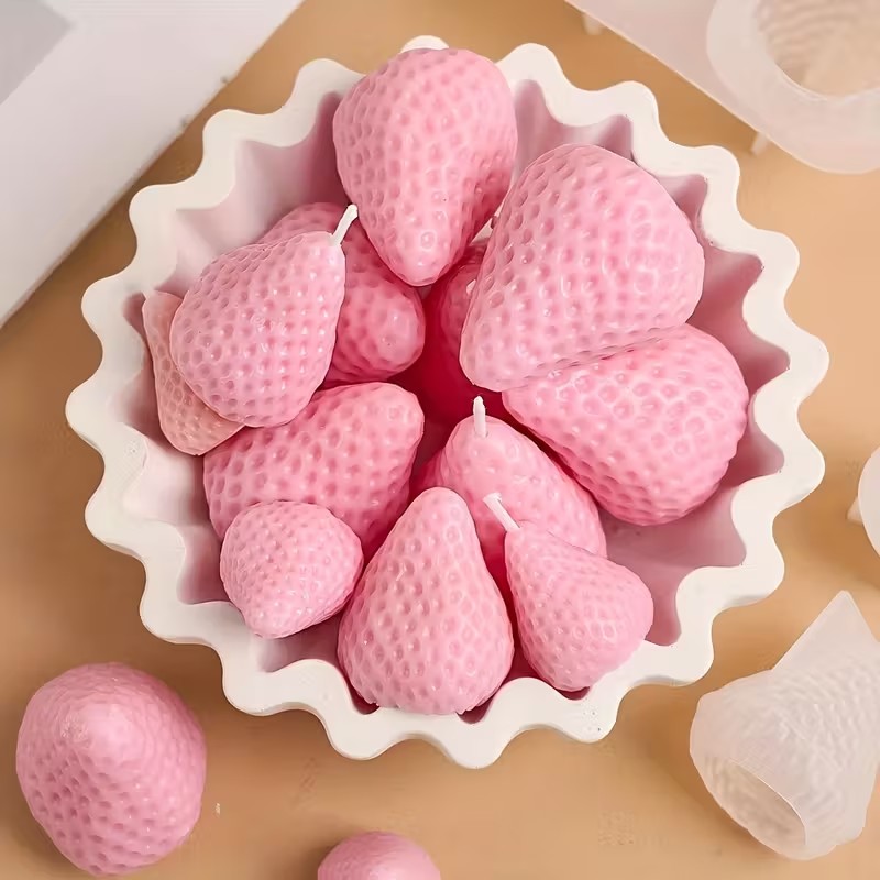 Strawberry Silicone Candle Mol - Soap Making Workshop 评论和价格