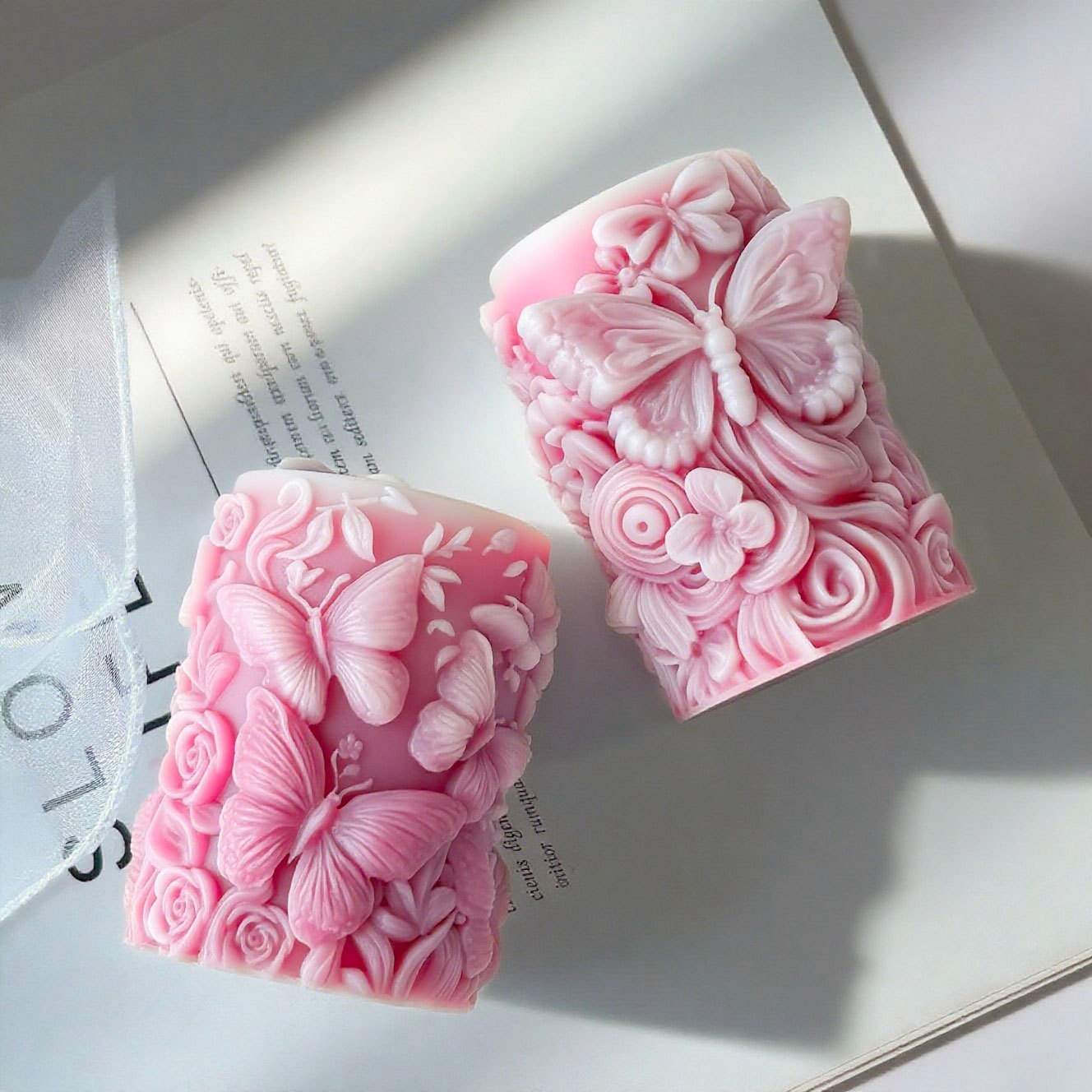 3D Butterfly Flowers Relief Cy - Soap Making Recipes 评论和价格