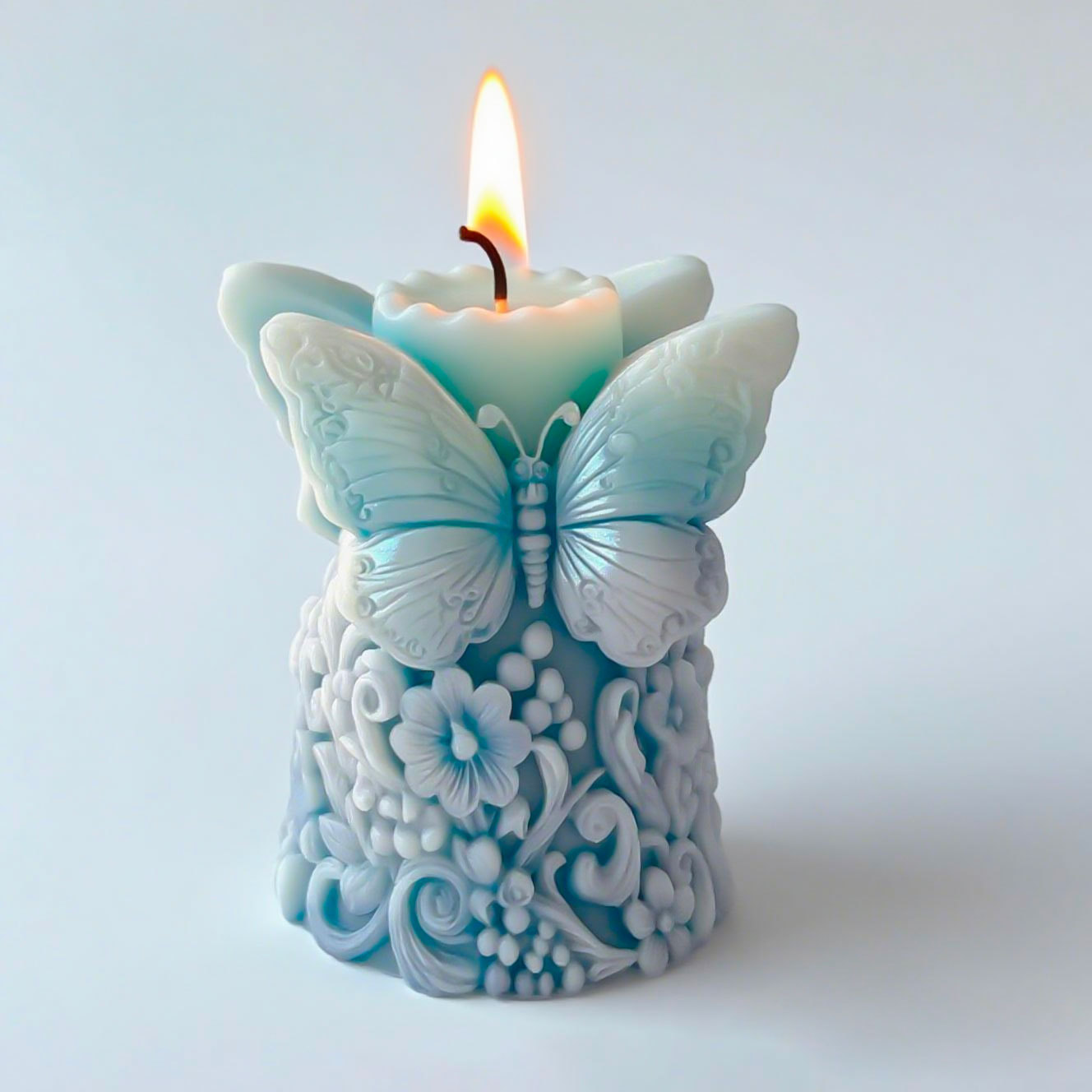 3D Butterfly Flowers Relief Cy - Soap Making Recipes 评论和价格