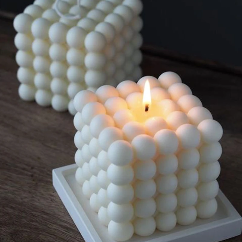 Large Bubble Cube Candles Sili - Soap Making Silicone Molds 评论和价格