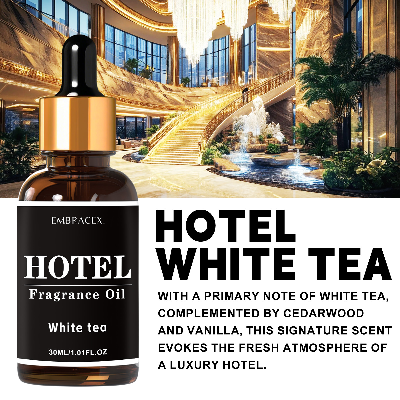 30ml Hotel White Tea Essential - Soap Making Ingredients 评论和价格