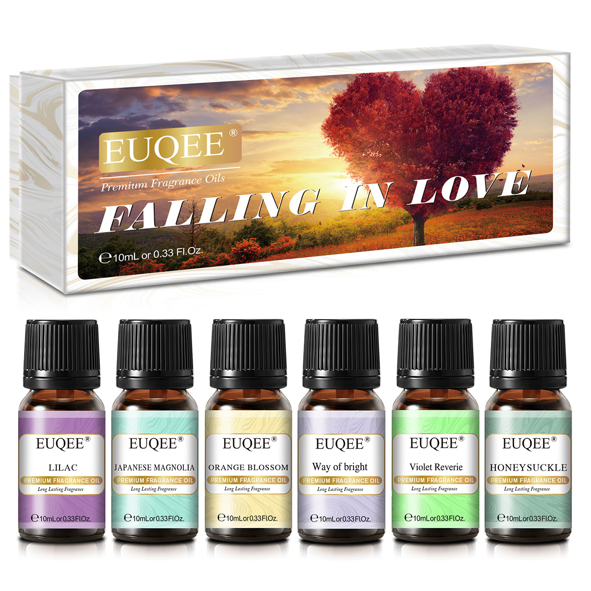 EUQEE 6pcs Fragrance Oils Set  - Soap Making Ingredients 评论和价格