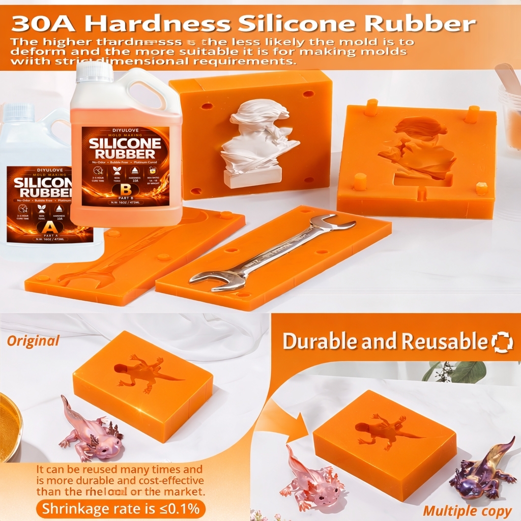 Liquid Silicone Rubber Kit,Hig - Soap Making Ingredients 评论和价格