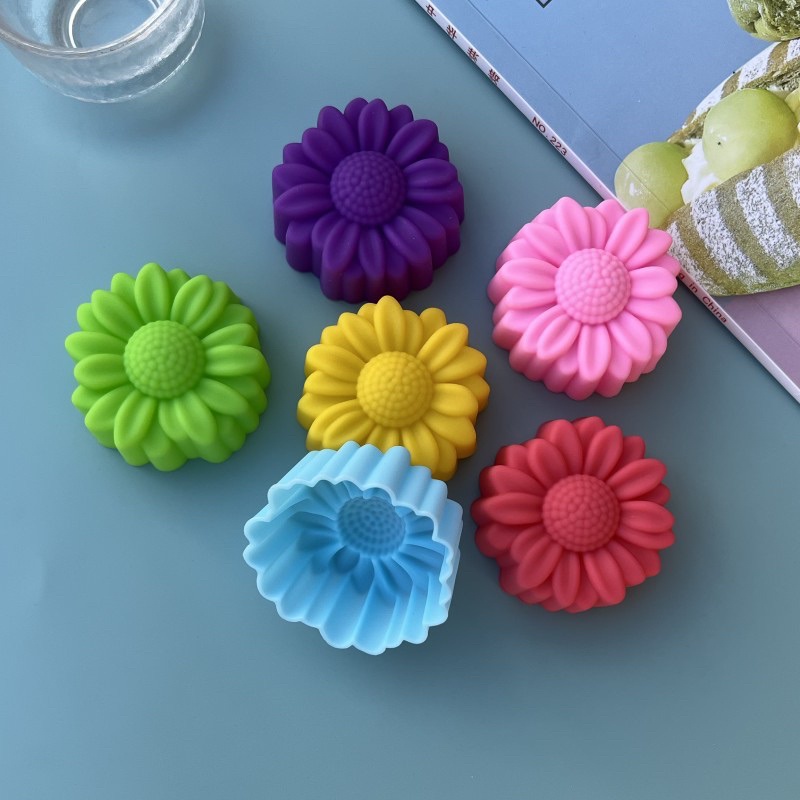 6 Pcs Set Non-Stick Flower Des - Soap Making Workshop 评论和价格