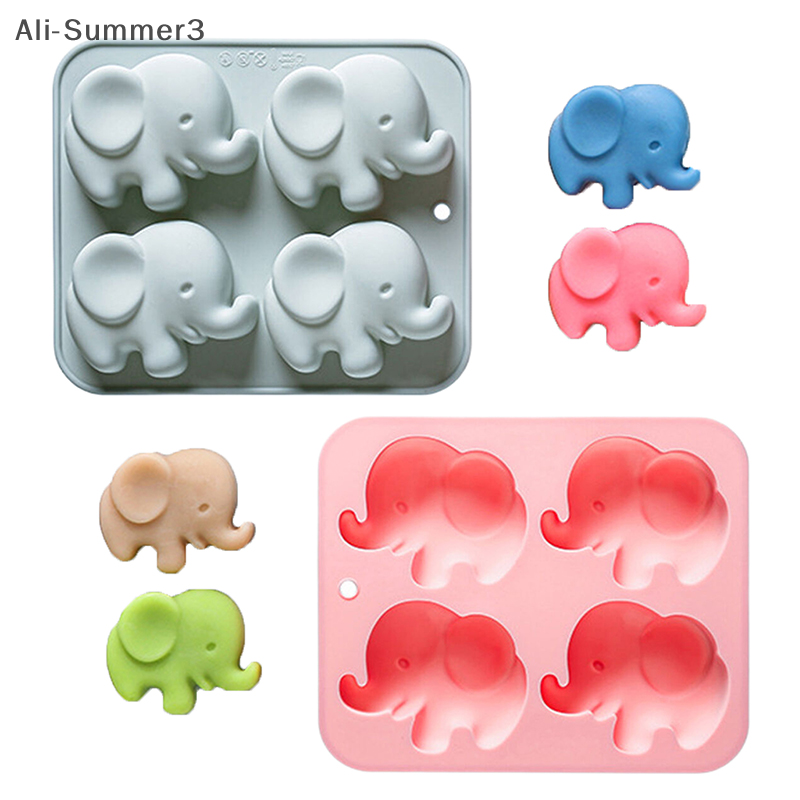 4-hole Baby Elephant Silicone  - Soap Making Workshop 评论和价格