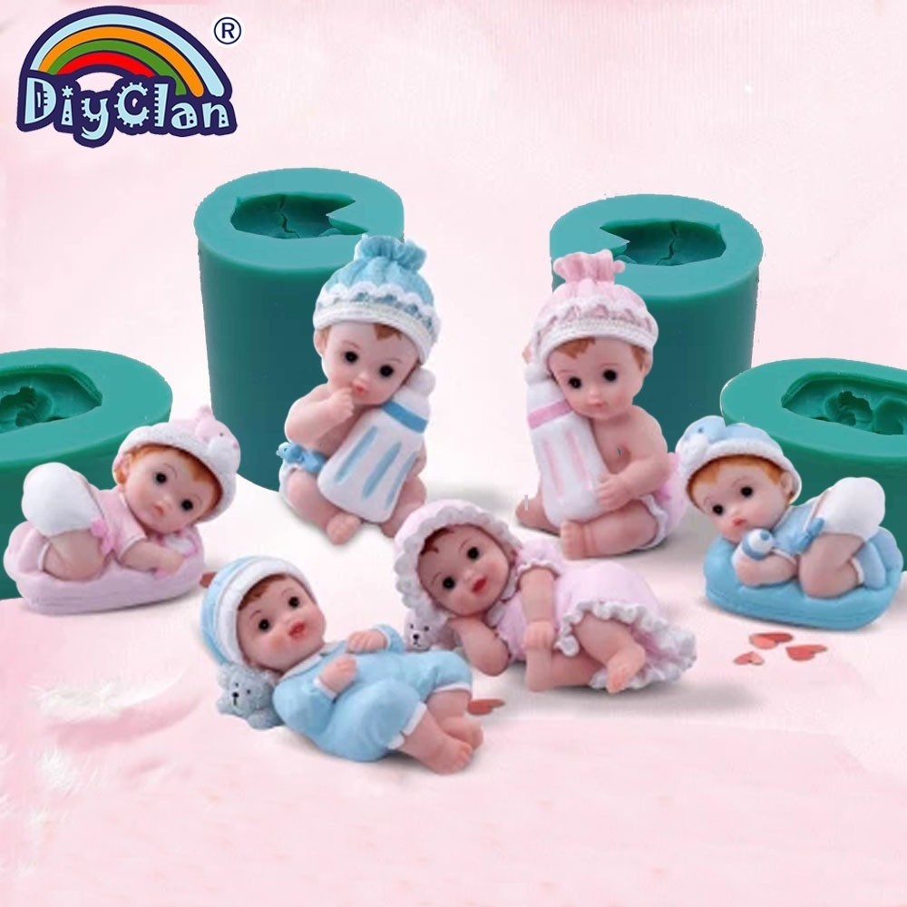6 Kinds Of Baby Shape Silicone - Soap Making Recipes 评论和价格