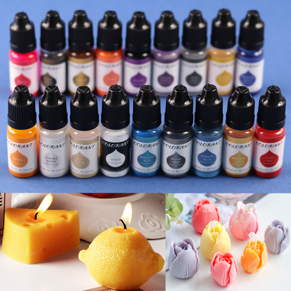 24 Color 10ml Candle Soap Pigm - Soap Making Ingredients 评论和价格