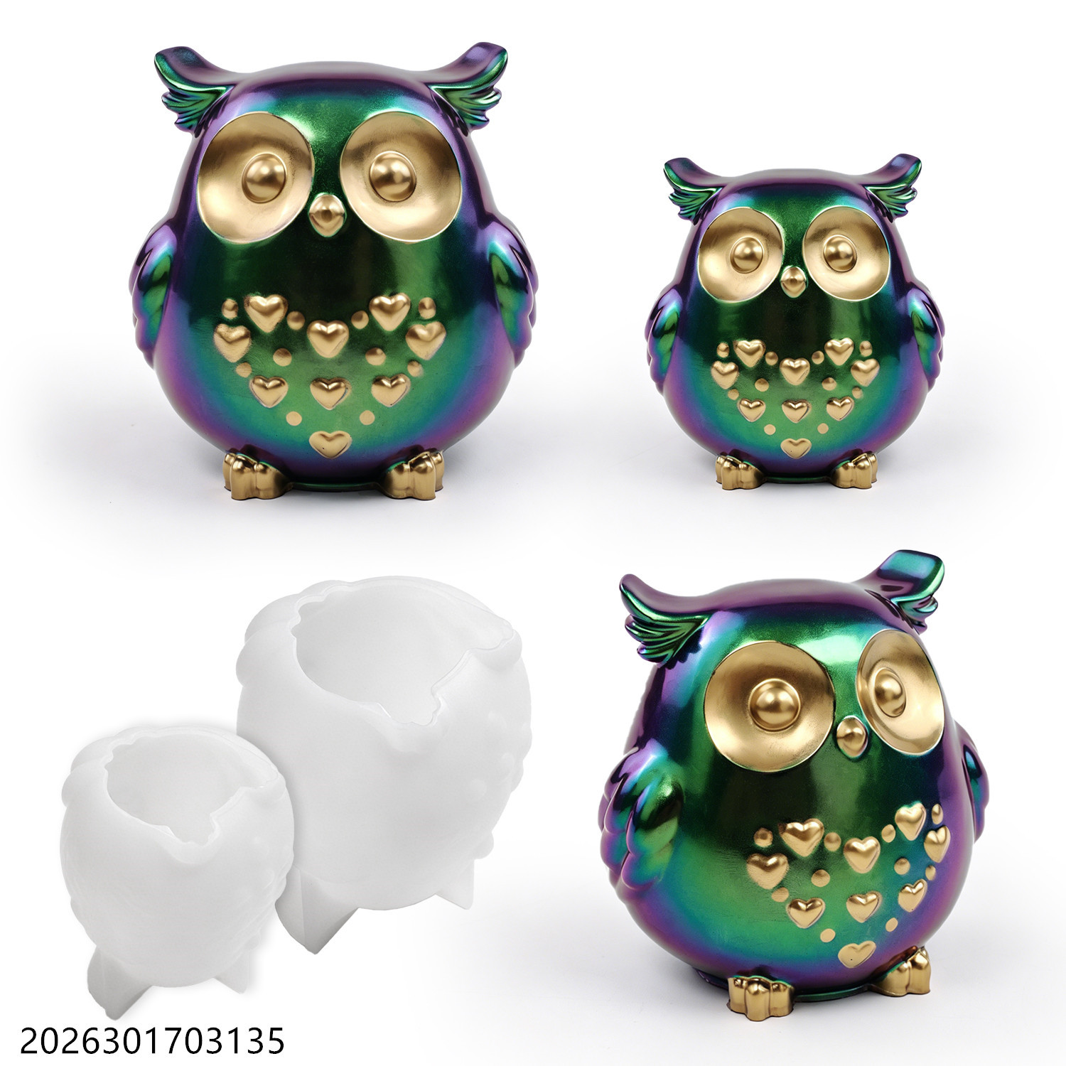 Owl Silicone Mold 3D Bird Shap - Soap Making Workshop 评论和价格