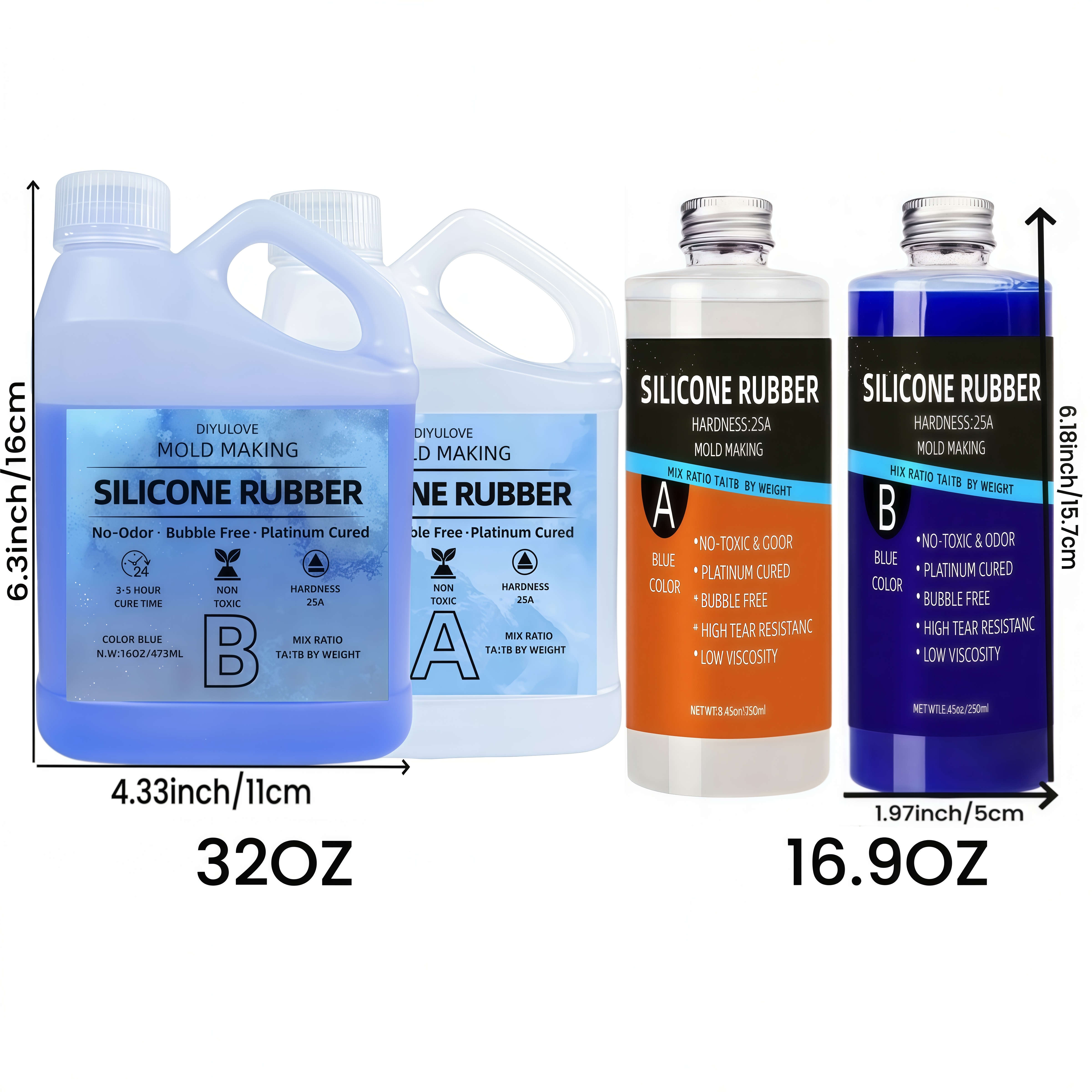32oz High-Performance Silicone - Soap Making Workshop 评论和价格