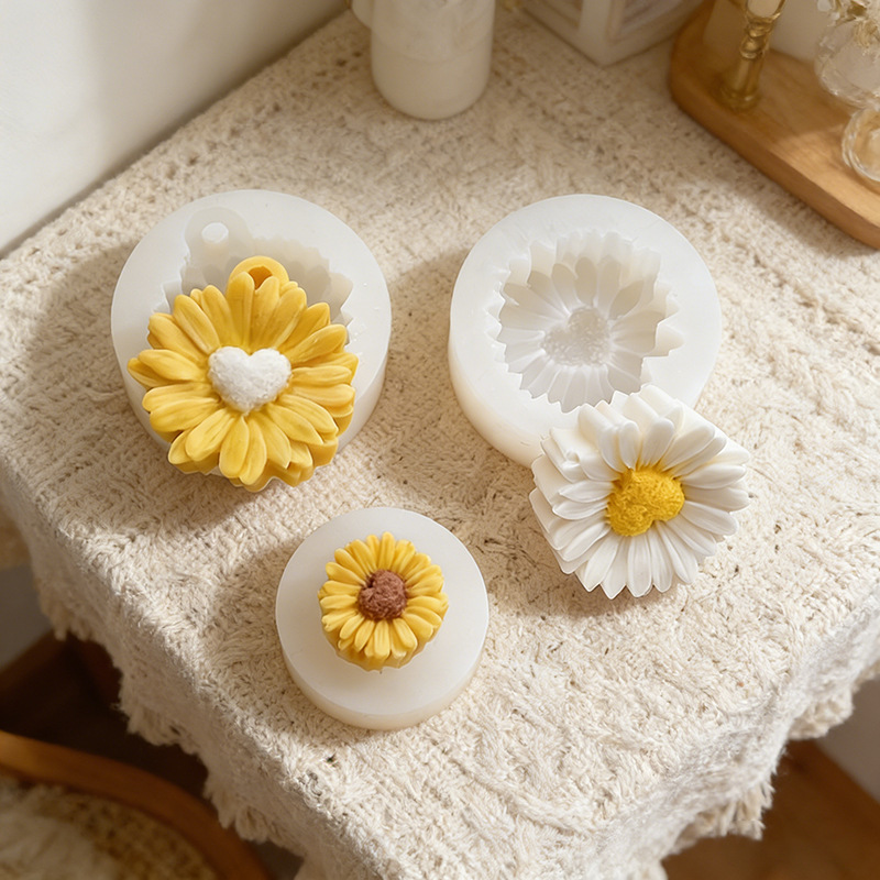 3Style Heart Daisy Flower Sili - Soap Making Workshop 评论和价格